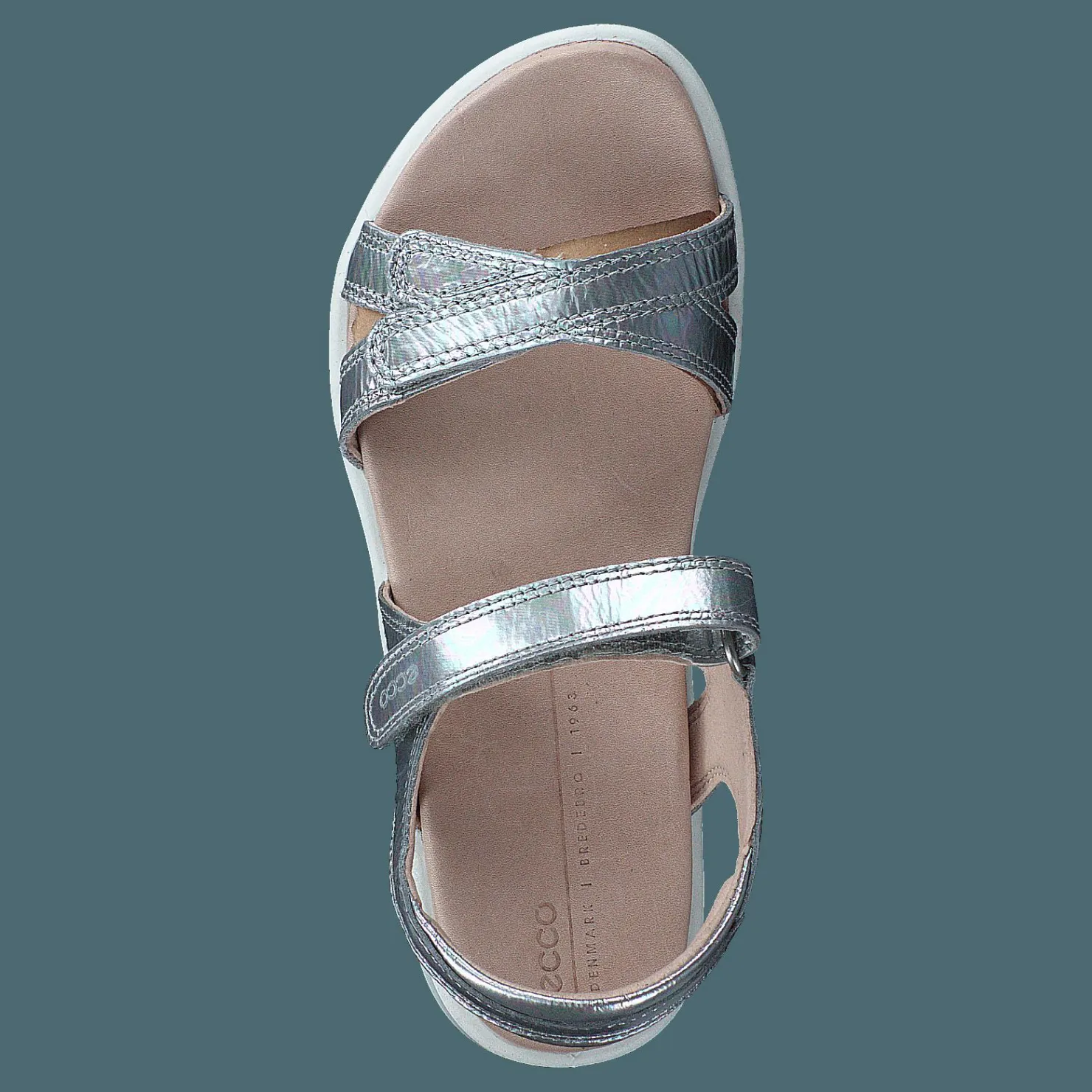 ECCO Flora Silver Iridescent Grå Discount
