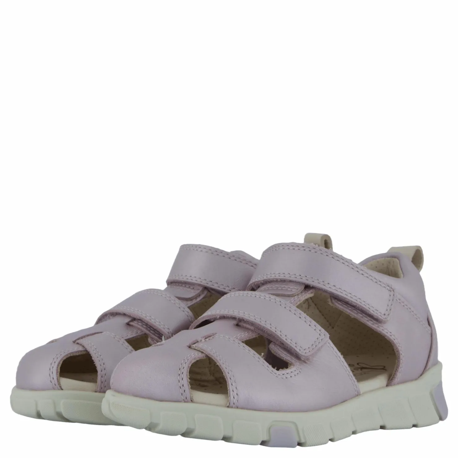 ECCO Mini Stride Sandal Violet Ice Metallic Lila Outlet