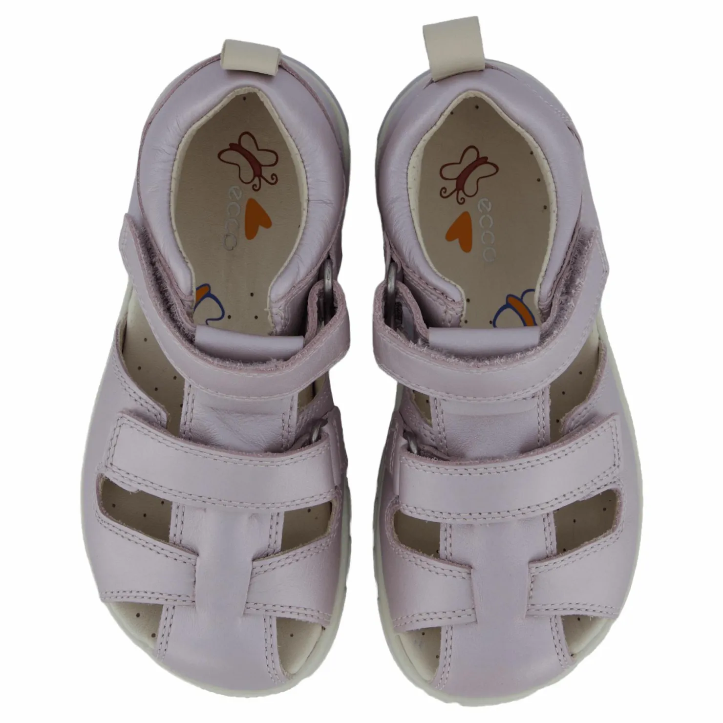 ECCO Mini Stride Sandal Violet Ice Metallic Lila Outlet