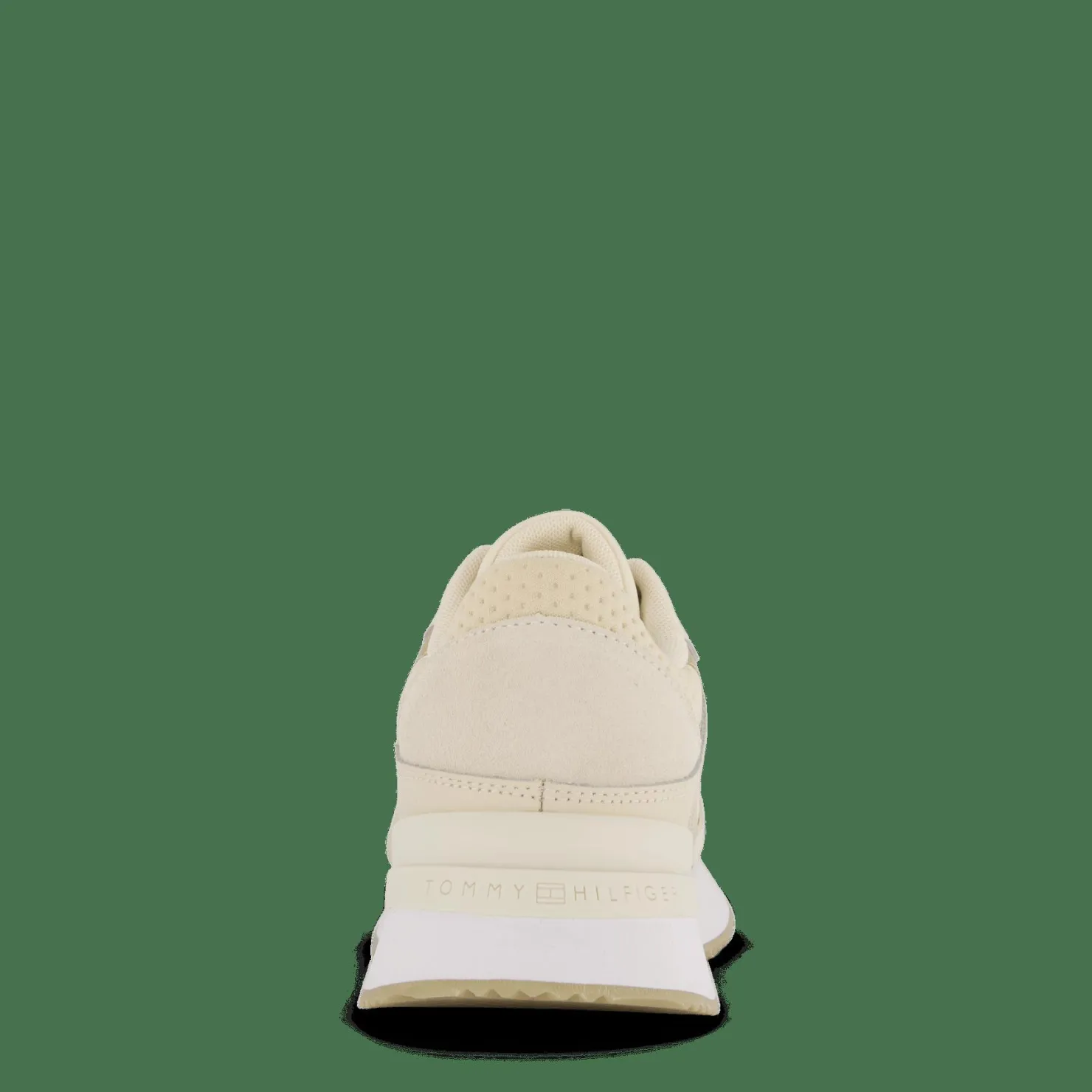 Tommy Hilfiger Elevated Embossed Runner Gold Sugarcane Beige New