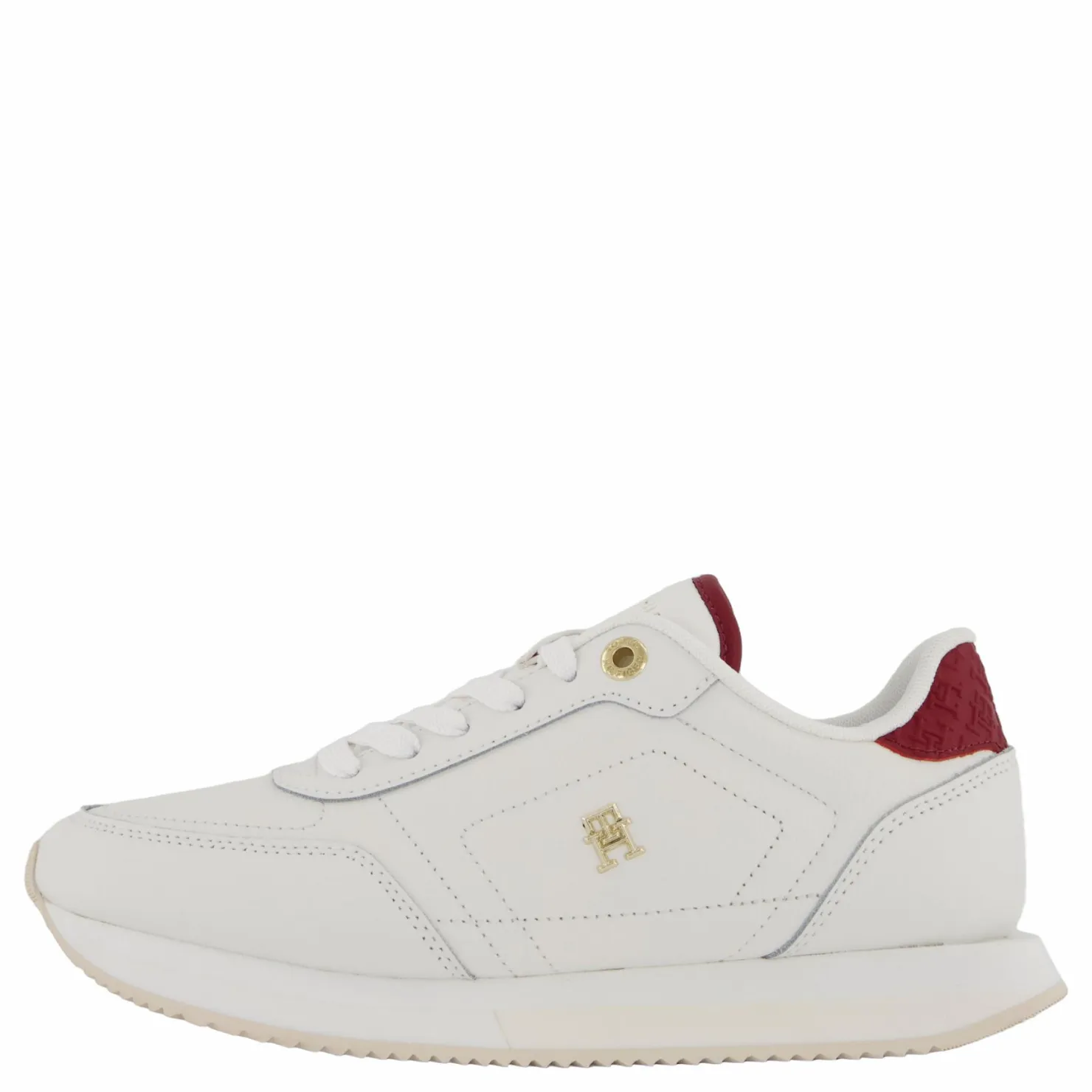Tommy Hilfiger Elevated Essent Runner Monogra Ancient White Vit Outlet