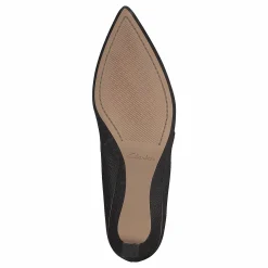 Clarks Ellis Rose Black Leather Grå Sale