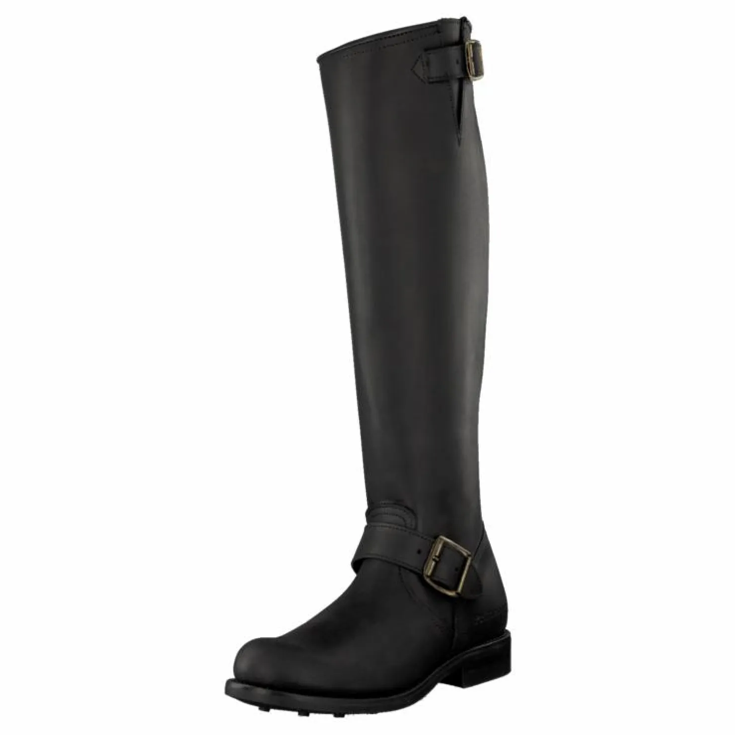 PrimeBoots Engineer High 14 Old Crazy Black Svart Clearance