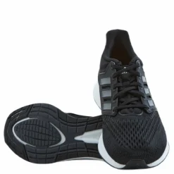 adidas EQ21 Run Shoes Core Black / Iron Metallic / Carbon Svart Online