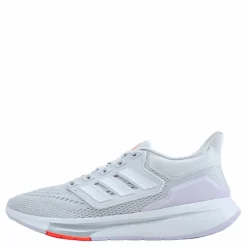 adidas EQ21 Run Shoes Dash Grey / Cloud White / Purple Tint Vit Online