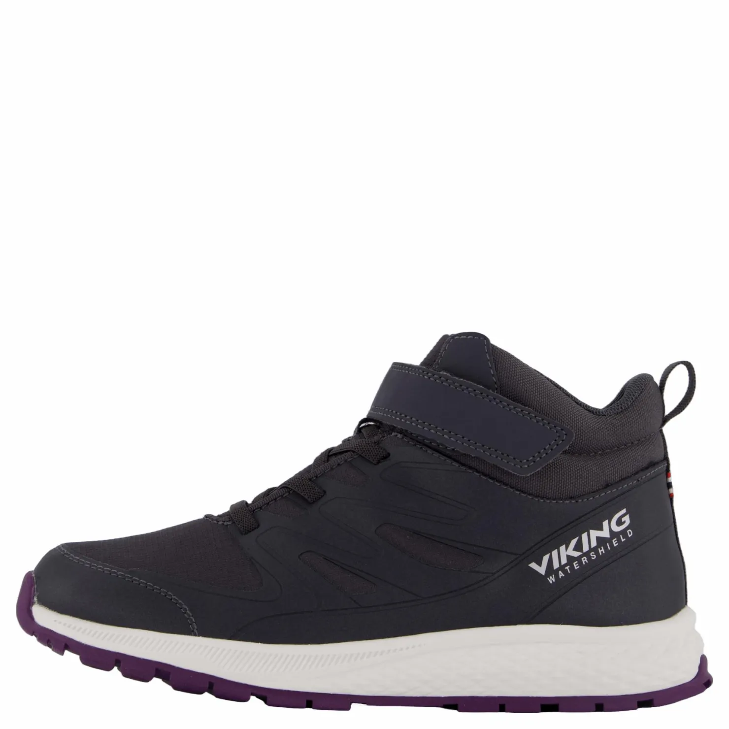 Viking Equip Mid Wp 1v Dark Grey Svart Outlet