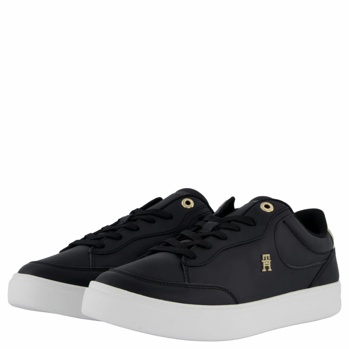 Tommy Hilfiger Essential Chic Court Sneaker Black Svart Online