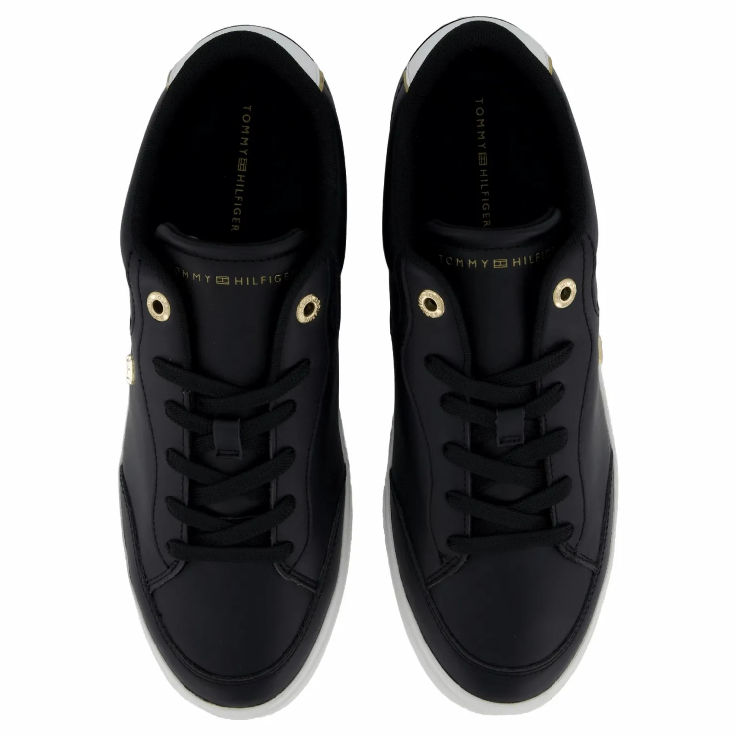 Tommy Hilfiger Essential Chic Court Sneaker Black Svart Online