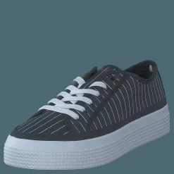Tommy Hilfiger Essential Stripe Sneaker Desert Sky Blå Clearance