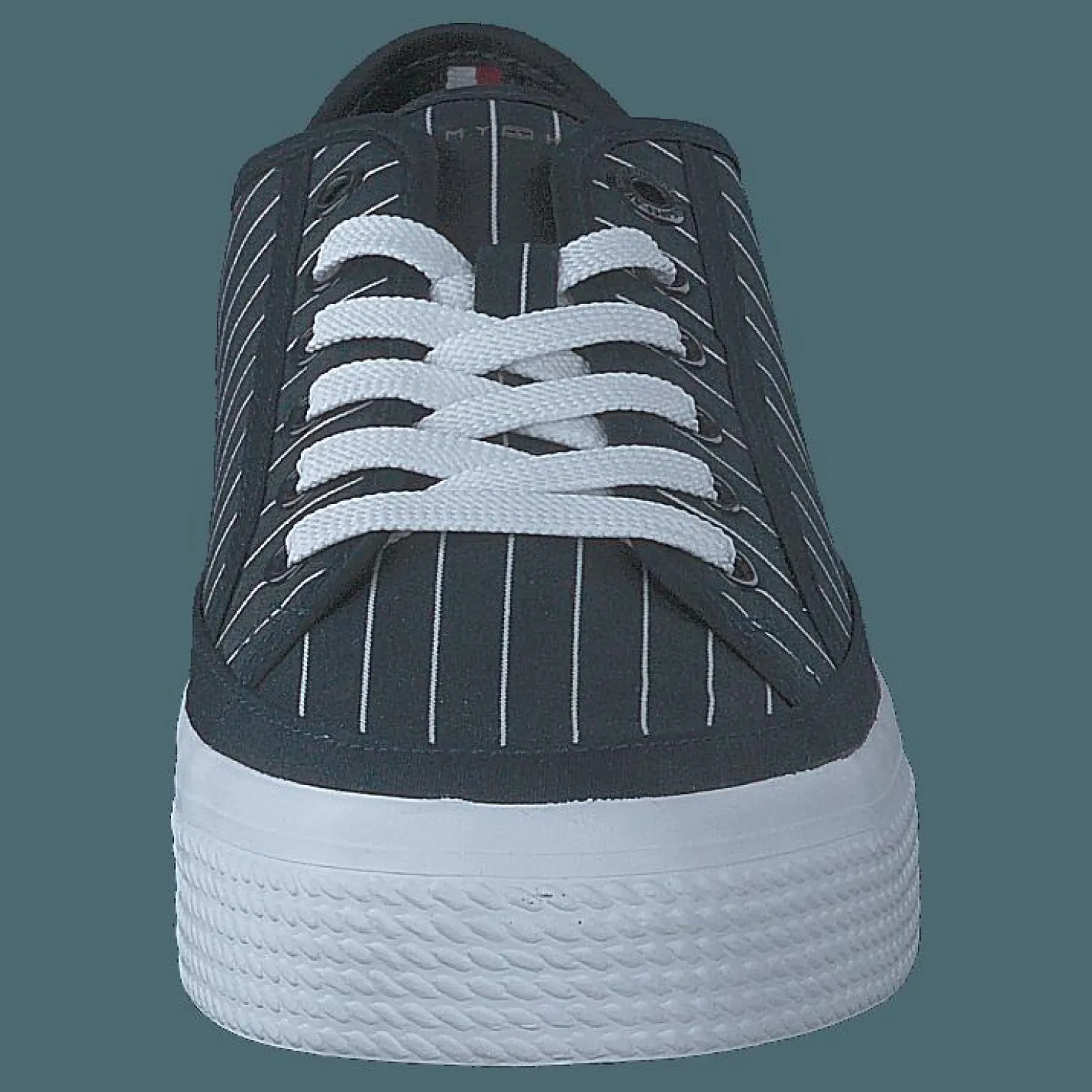 Tommy Hilfiger Essential Stripe Sneaker Desert Sky Blå Clearance