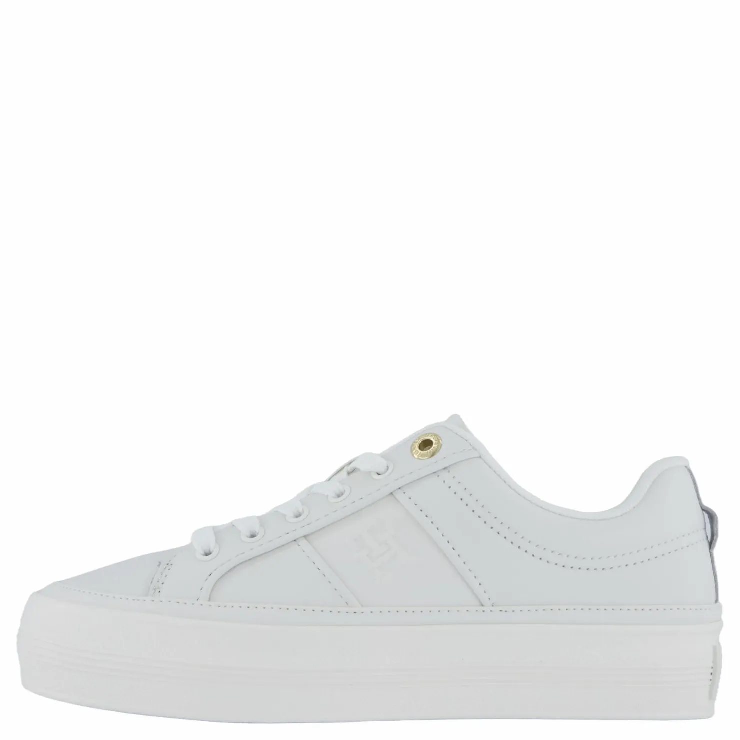 Tommy Hilfiger Essential Vulc Sneaker Monogra Ecru Vit Clearance