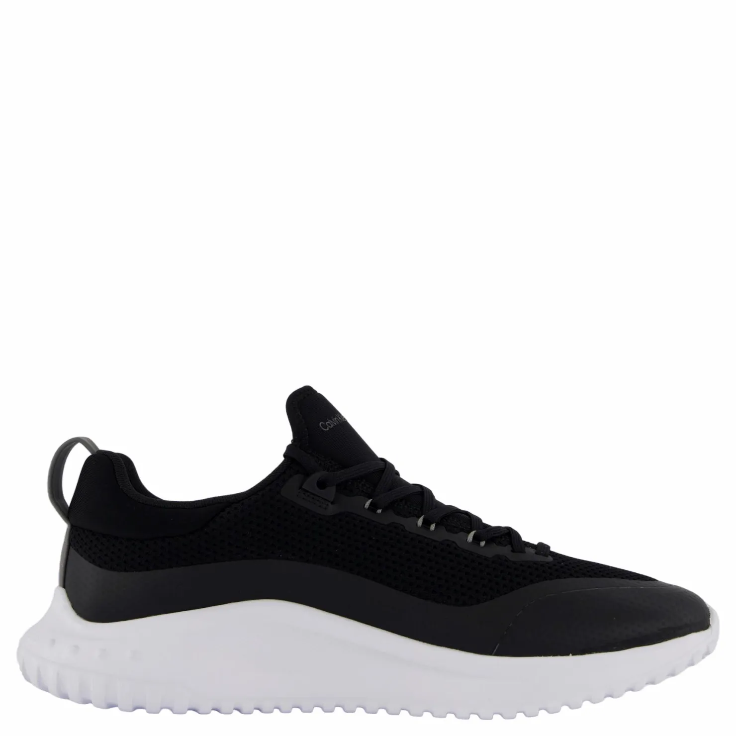 Calvin Klein Eva Runner Sock Low Knit Mtr Black/white/ Charcoal Grey Svart Hot