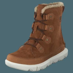 Sorel Explorer Ii Joan Faux Fur Wp Velvet Tan, Fawn Brun Sale