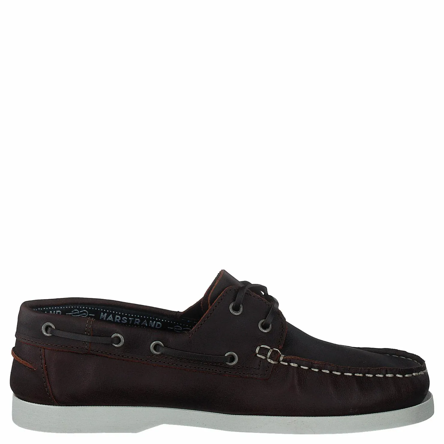 Marstrand 2-eye Lth Dark Brown/crazy Svart Best