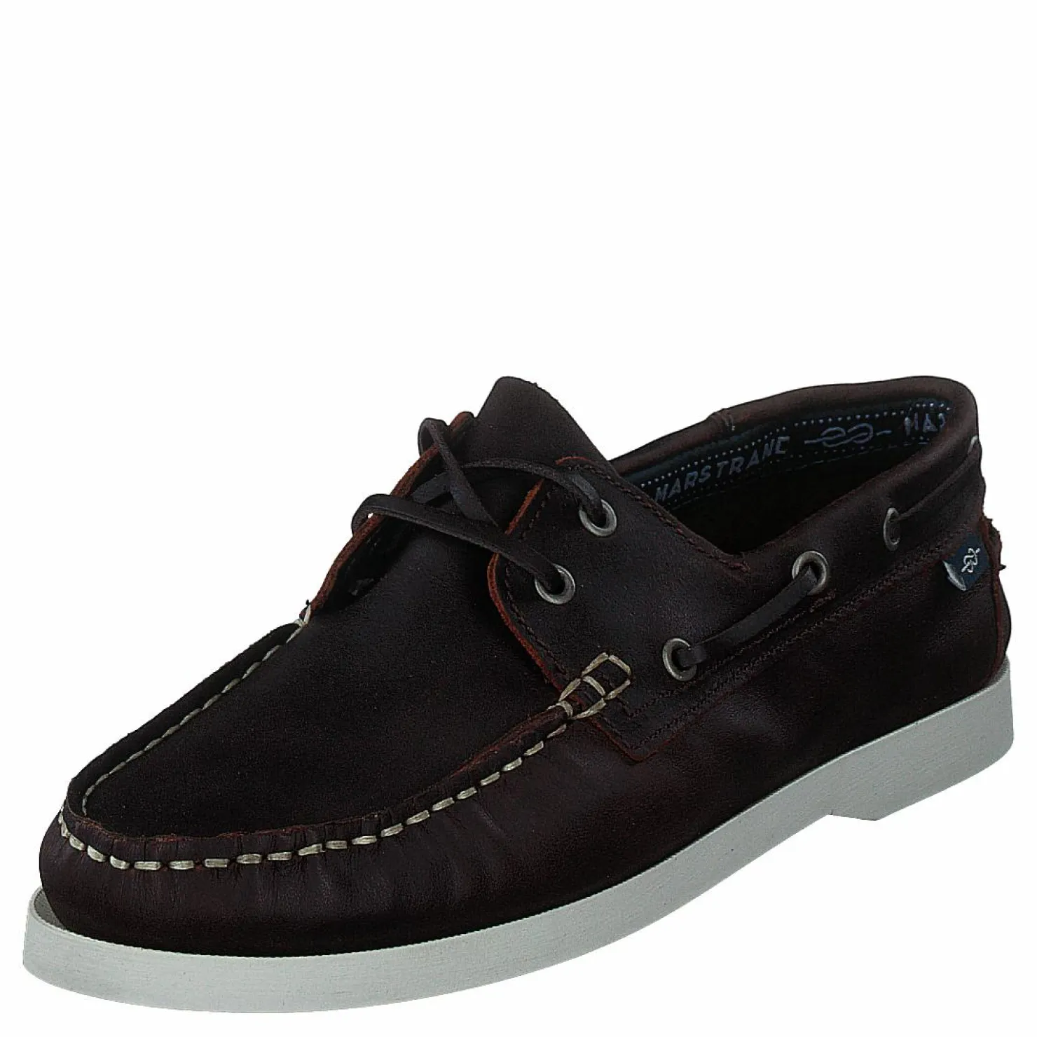 Marstrand 2-eye Lth Dark Brown/crazy Svart Best