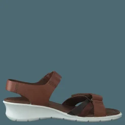ECCO Felicia Sandal Brandy/coffee/mahogany Brun