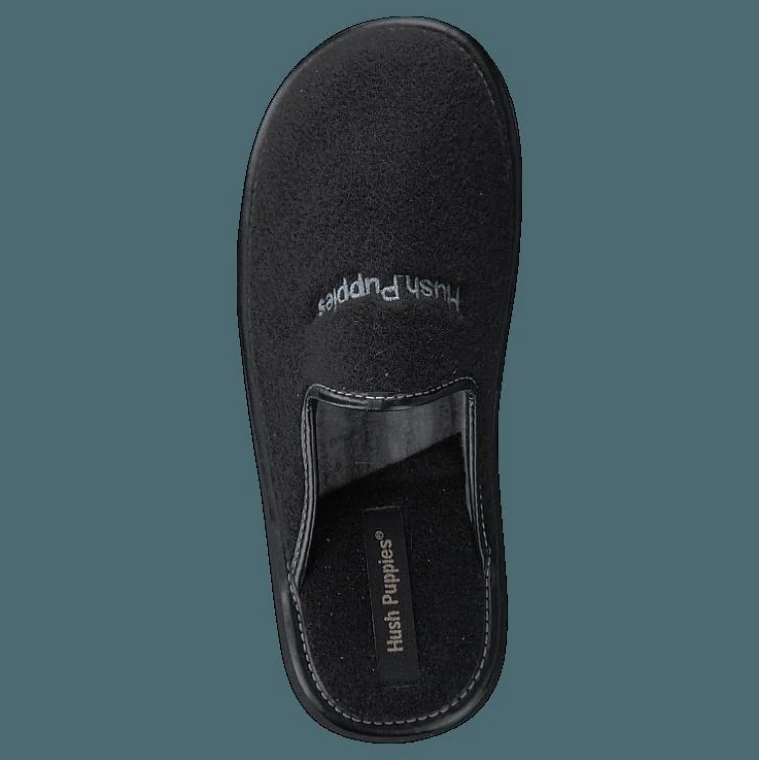 Hush Puppies Felt Slipper BLACK Svart Discount