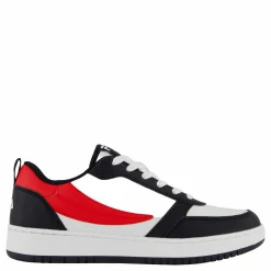 Fila Rega Nf Teens Black- Red Flerfärgad Best