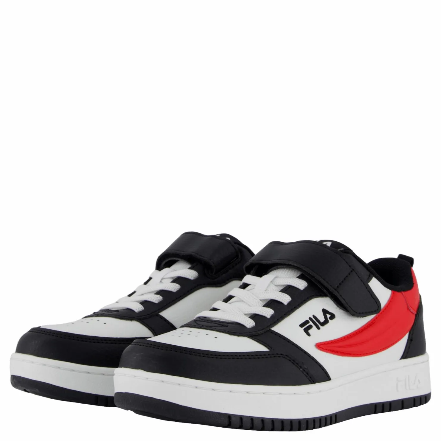 Fila Rega Nf Velcro Kids Black- Red Flerfärgad New