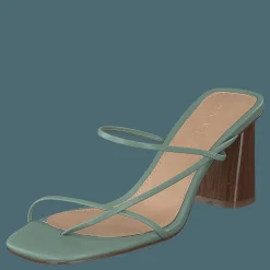 NA-KD Fine Strappy Block Heel Pastel Green Grön och Brun Online