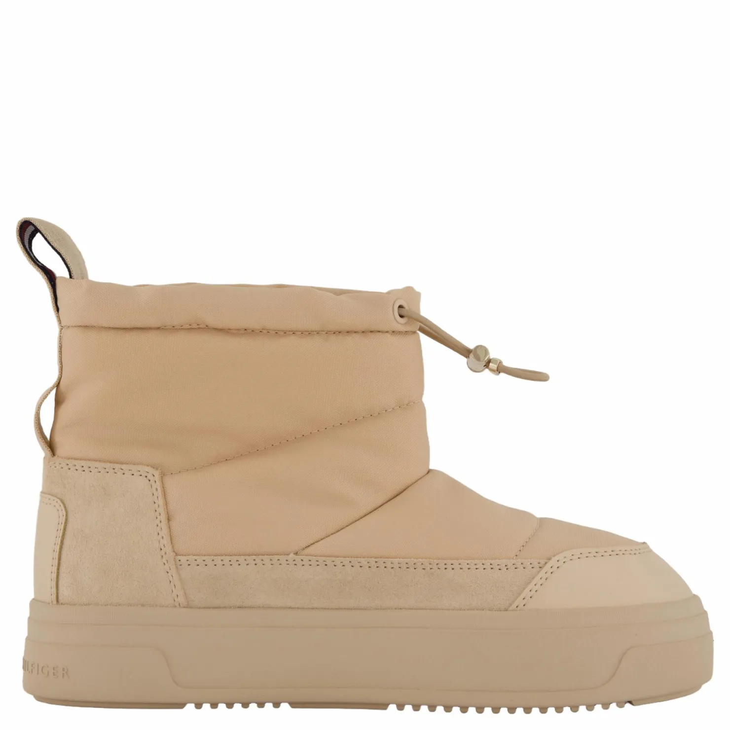 Tommy Hilfiger Flag Nylon Mini Snowboot Misty Blush Beige Discount