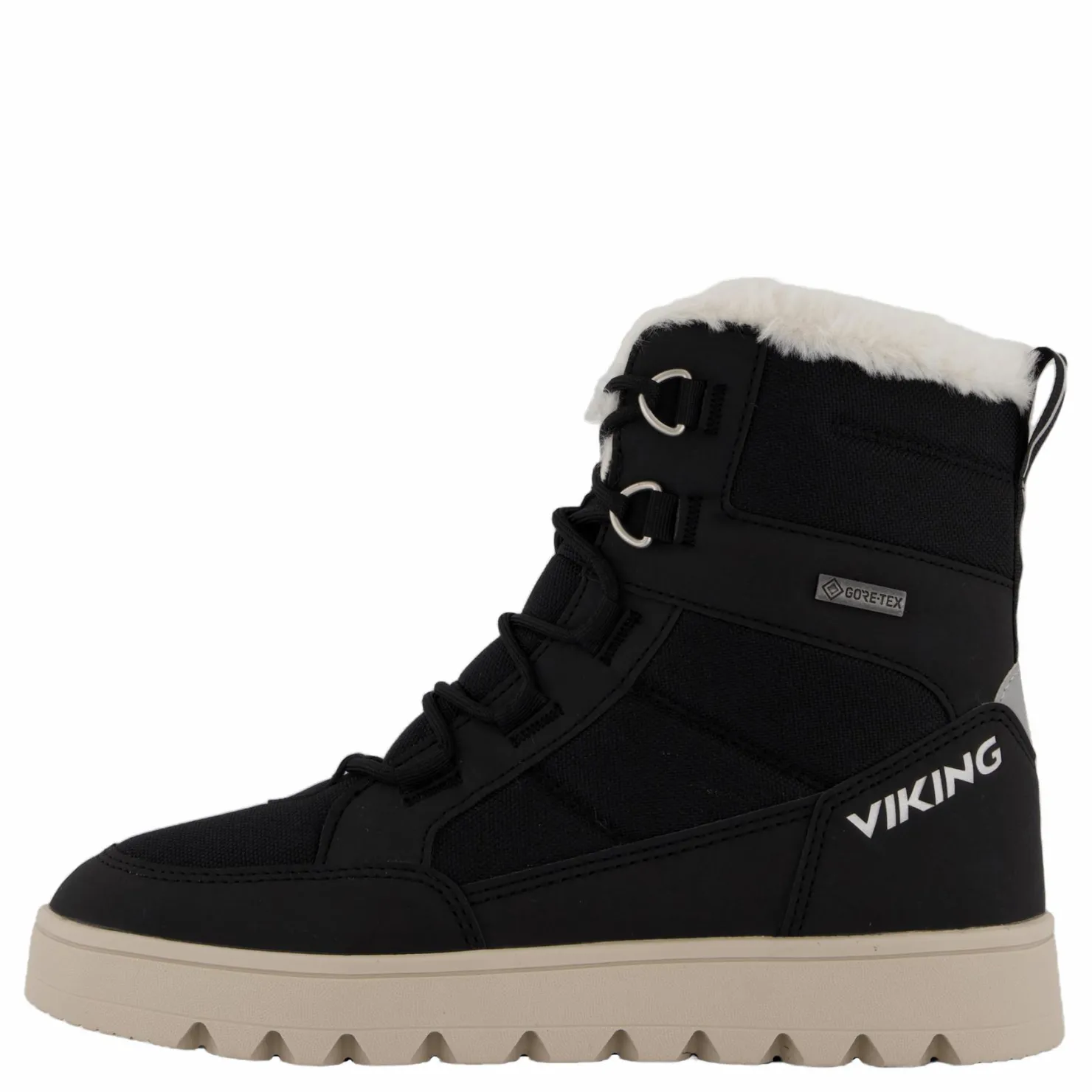 Viking Fleek Warm Gtx Zip Black Svart Sale