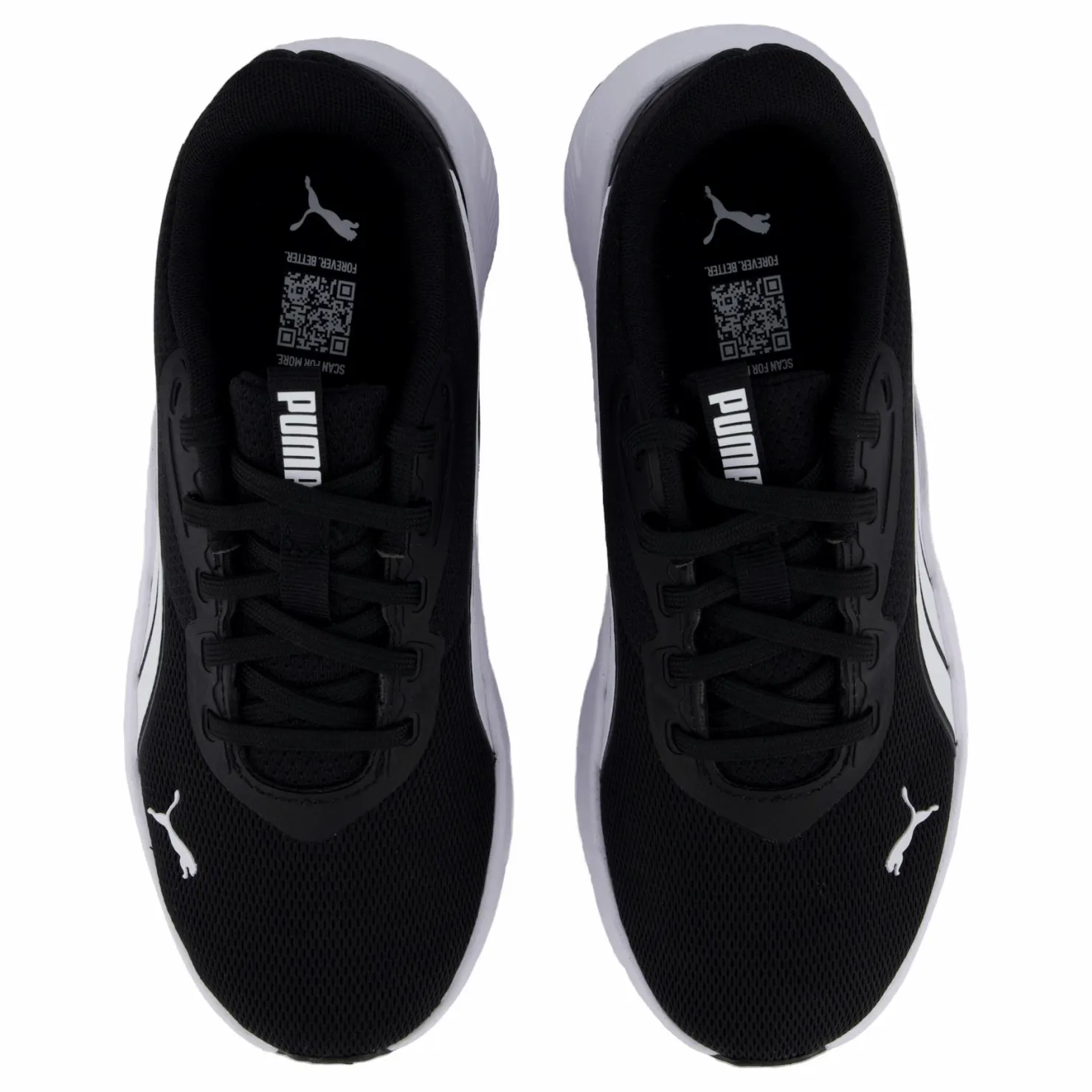 Puma Flexfocus Lite Modern Jr Black- White Svart