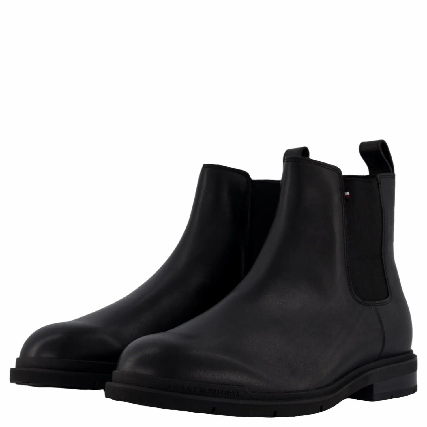 Tommy Hilfiger Flexible Hilfiger Warm Lth Che Black Svart Best
