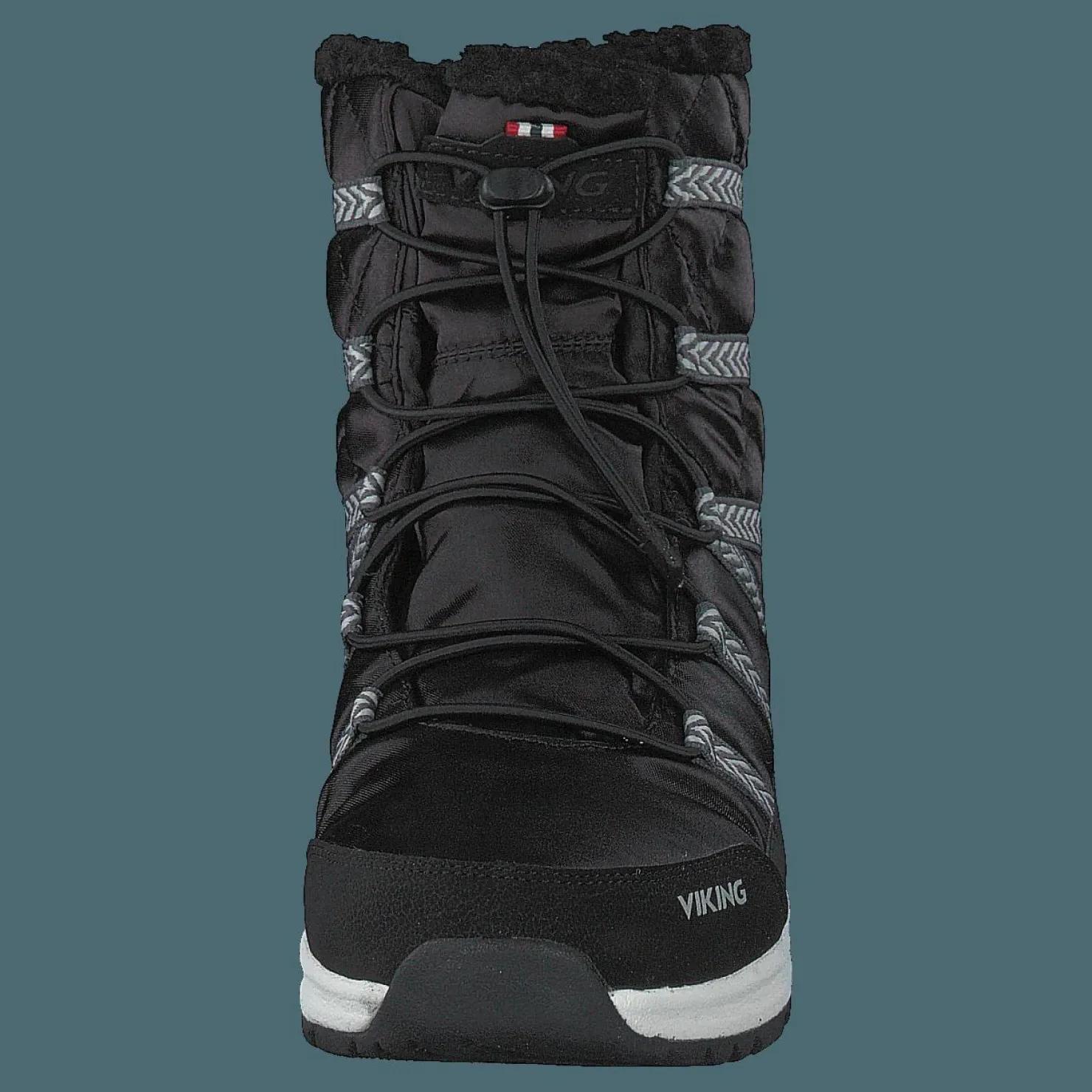 Viking Flinga Jr Gtx Black/white Svart Outlet