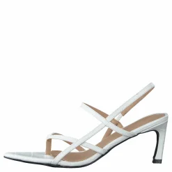NA-KD Flippi Strap Heels Offwhite Brun och Vit Sale