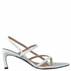 NA-KD Flippi Strap Heels Offwhite Brun och Vit Sale