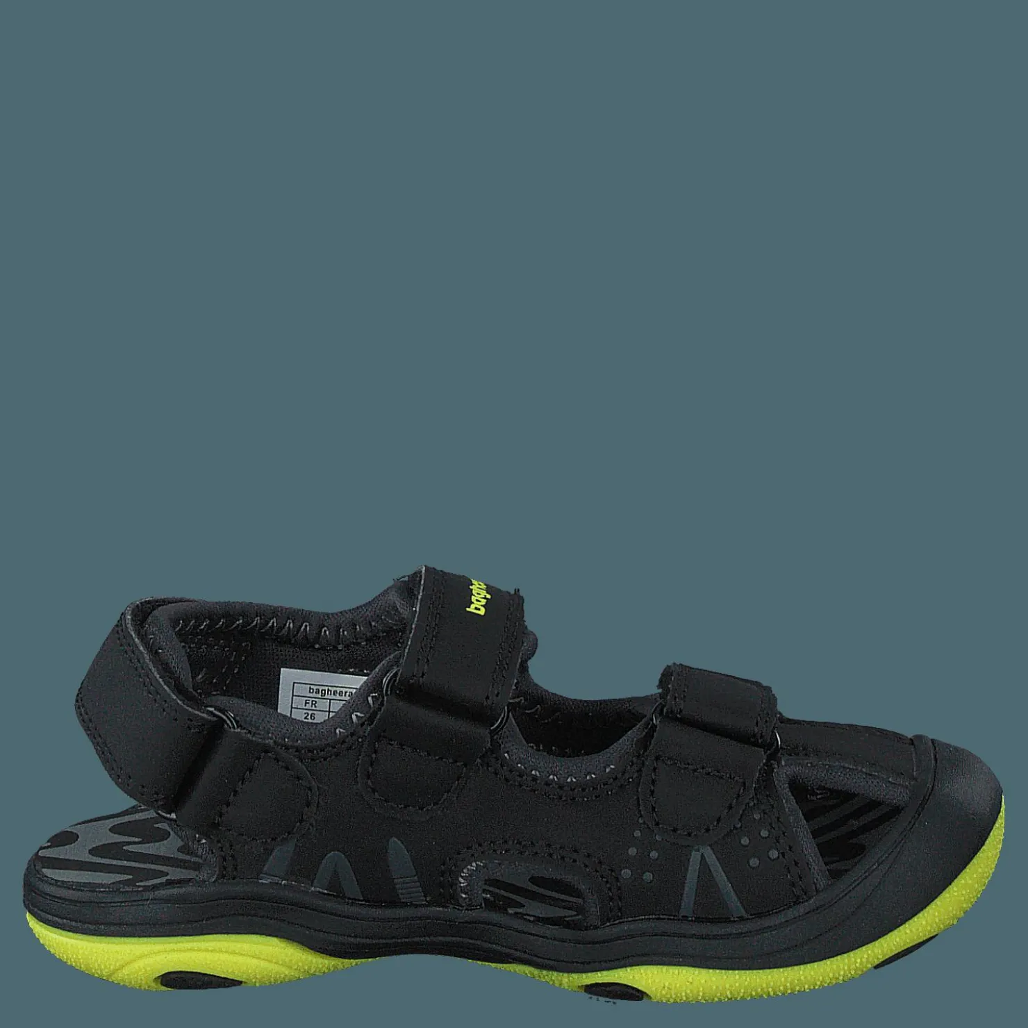 Bagheera Flux Black/lime Svart