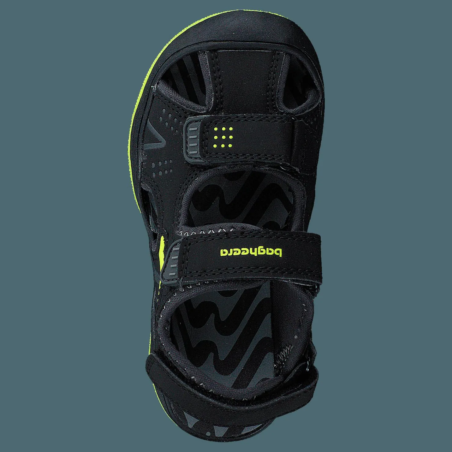 Bagheera Flux Black/lime Svart