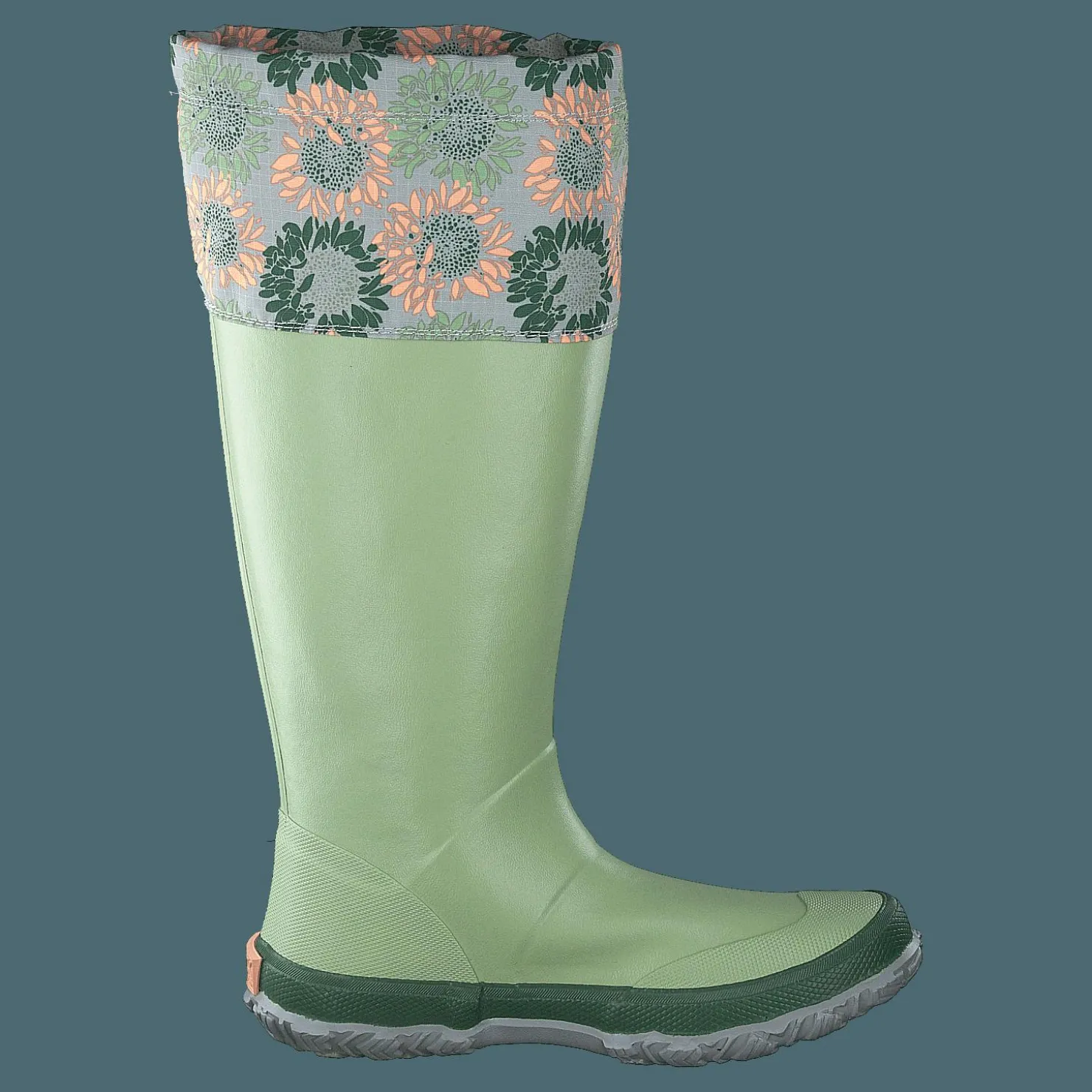 Muckboot Forager Tall Green/flower Grön Hot
