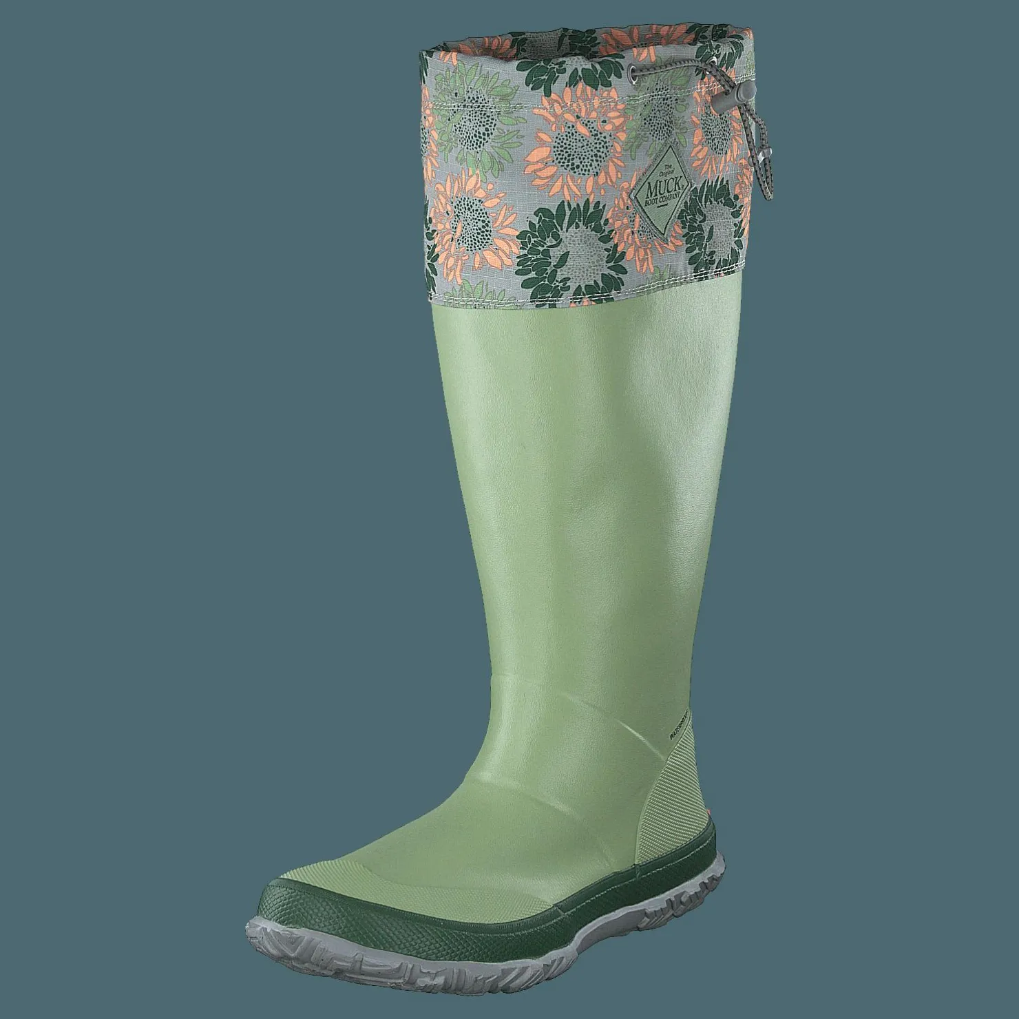 Muckboot Forager Tall Green/flower Grön Hot