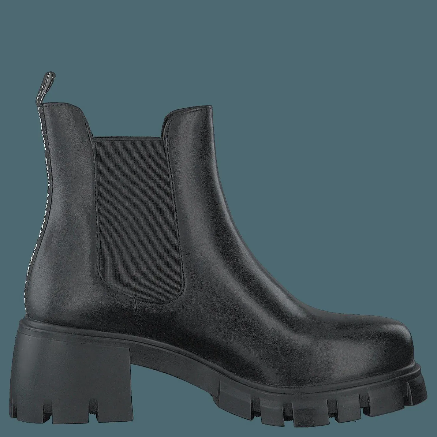 Steve Madden Forza Black Leather Svart Clearance