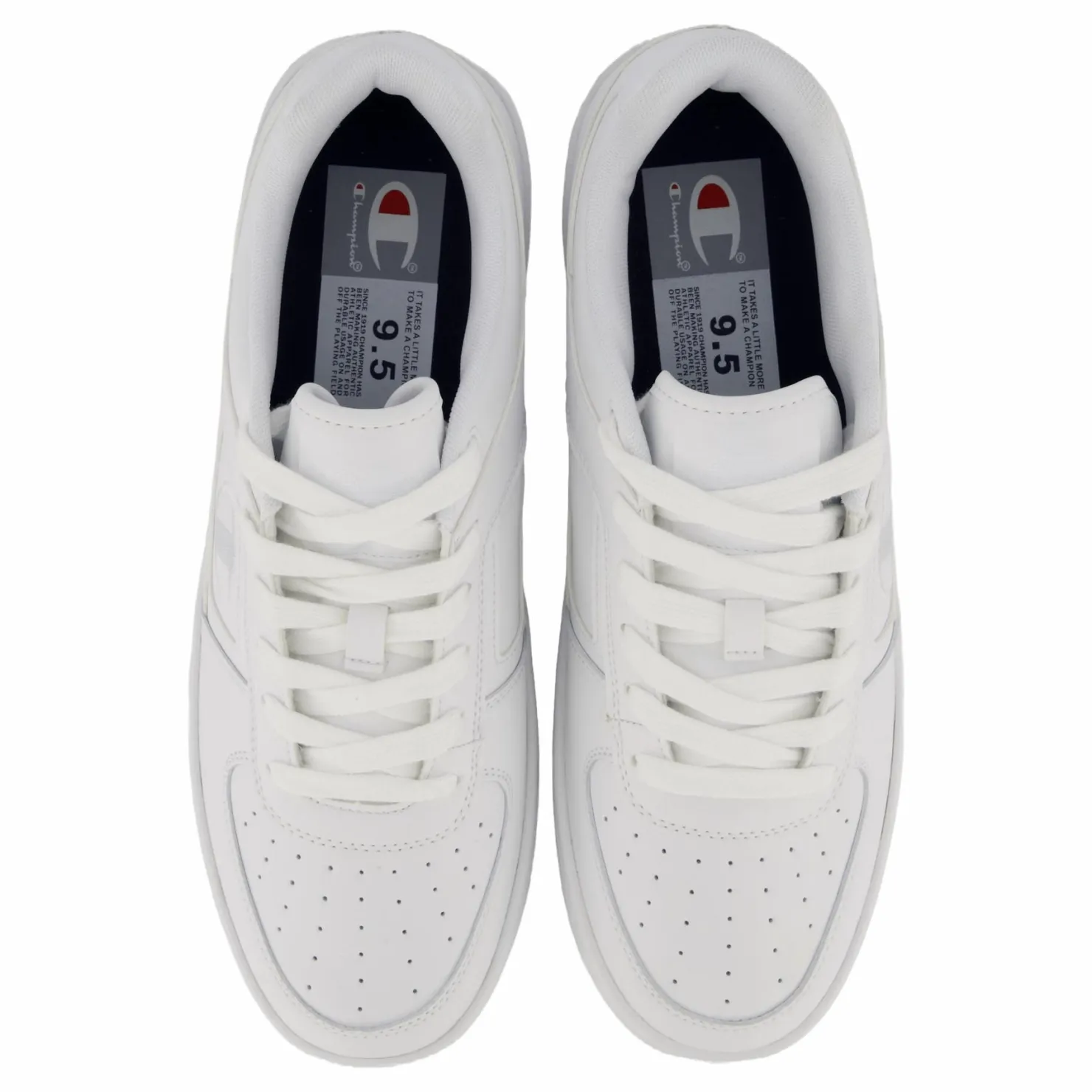 Champion Foul Play Element Low Low Cut Star White Vit Clearance