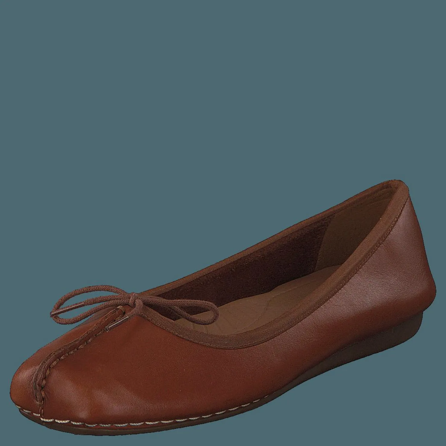 Clarks Freckle Ice Dark Tan Lea Brun New