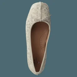 Clarks Freckle Ice Off White Metallic Brun och Beige New