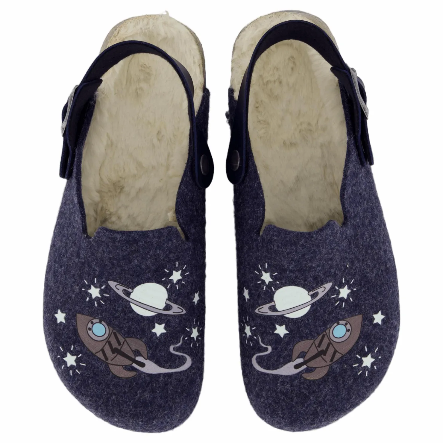 Superfit Fussbettpantoffel Blau Blå
