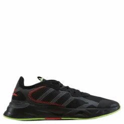 adidas Futureflow Shoes Core Black / Grey Five / Signal Green Svart New