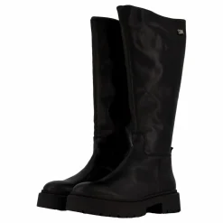 Steve Madden Galina Boots Black Leather Svart Discount