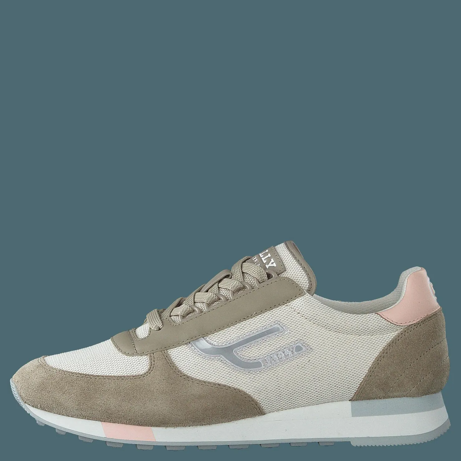 Bally Gavinia-t-canvas 105, Natural Brun och Grå New
