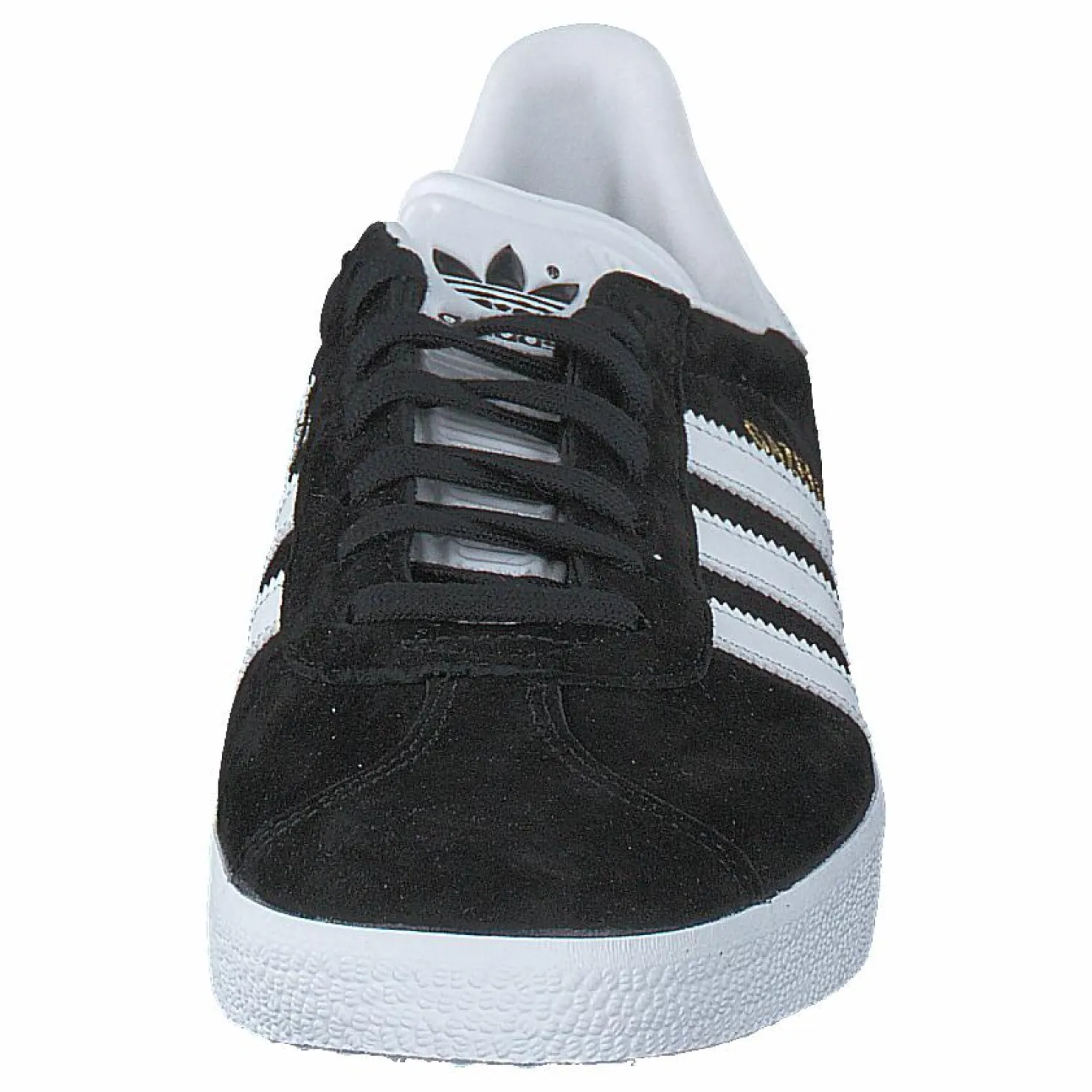 adidas Originals Gazelle Core Black/White/Gold Met. Guld och Svart Clearance