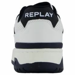 Replay Gemini Punch Sneaker Off Wht/black Vit Sale