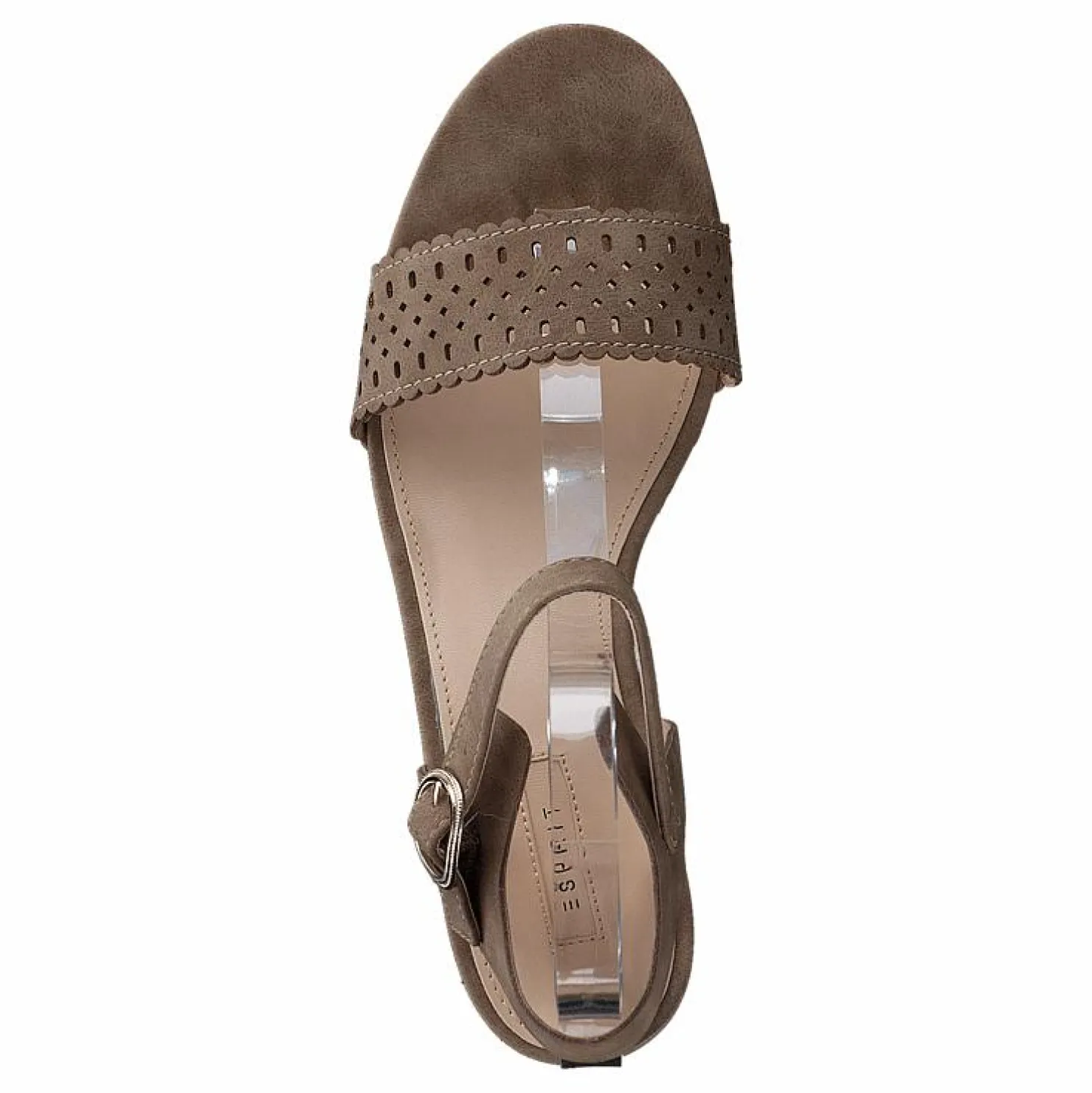 Esprit Gessie Sandal 241 Taupe Brun New