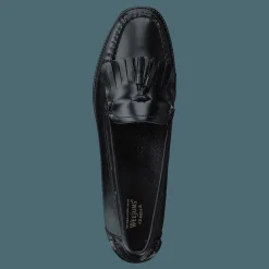 G. H. Bass Gh Weejun Ii Wmn Esther Kiltie Black Lthr Svart New