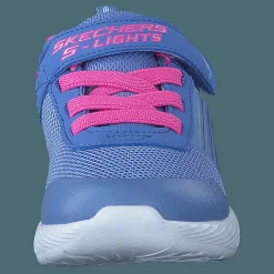 Skechers Girls Dyna-lite Blnp Blå Outlet