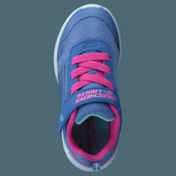 Skechers Girls Dyna-lite Blnp Blå Outlet