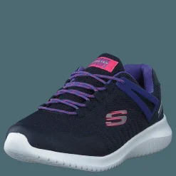 Skechers Girls Ultra Flex Nvpr Blå Discount